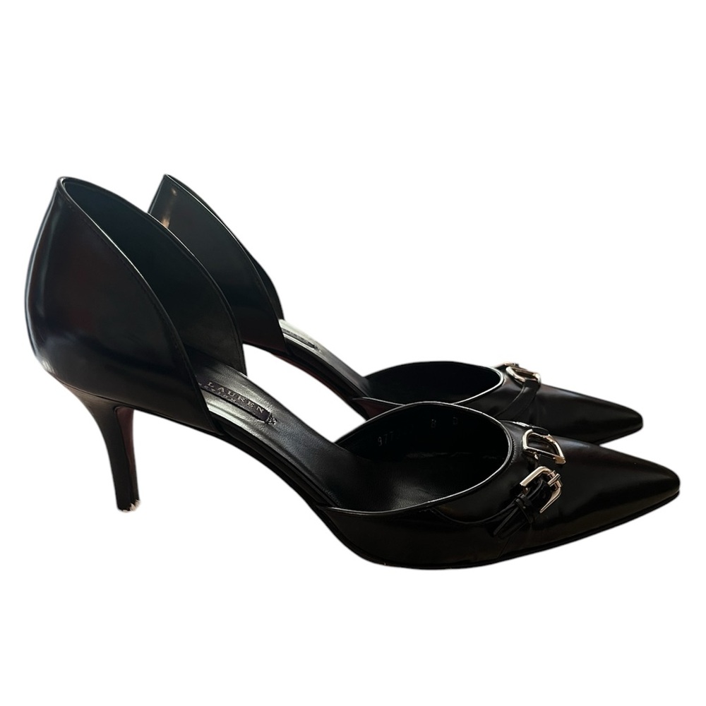 ✨RALPH LAUREN PURPLE LABEL✨Kitten Heel Pumps - Picture 6 of 7